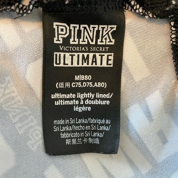 ⭐️ Victoria’s Secret Pink Lightly Lined Sports Bra Size medium - Picture 4 of 5